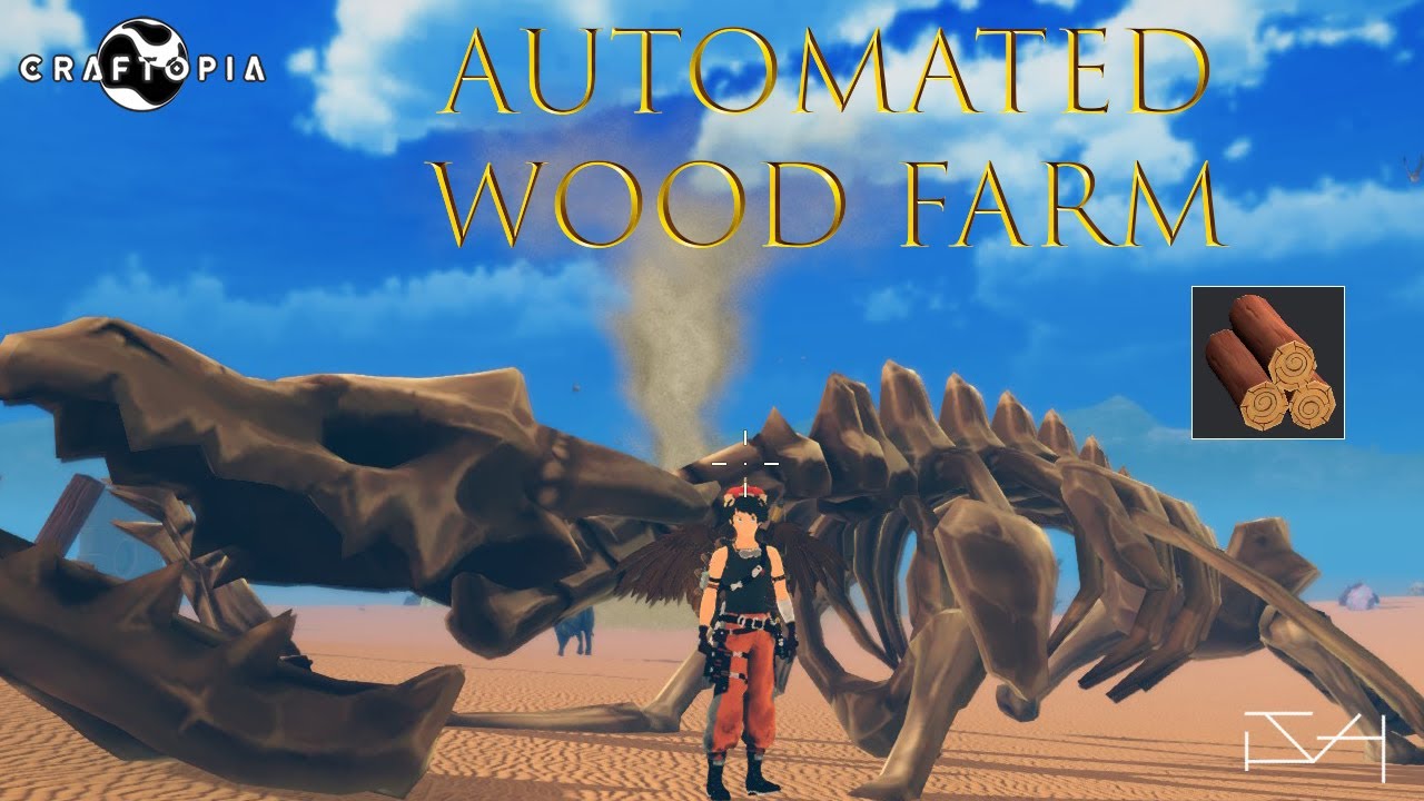 Craftopia Fully automated wood farm, unlimited wood YouTube