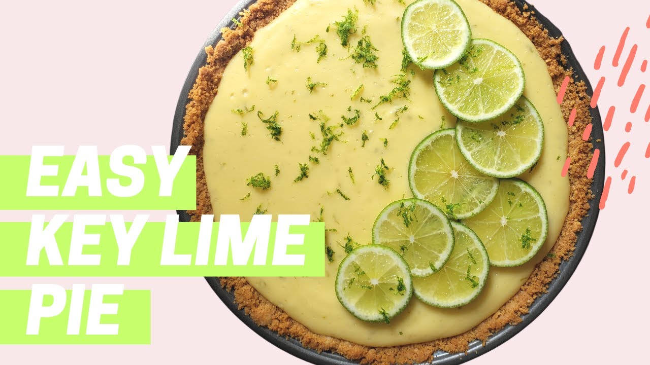 HOW TO MAKE Key Lime Pie | Key Lime Pie Recipe w/ GRAHAM CRACKER CRUST | Graham Desert Recipe