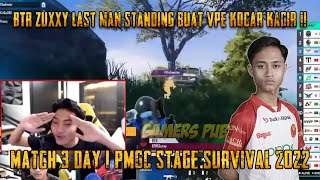 Btr Zuxxy Solo Squad Buat Tim VPE Kocar Kacir | PMGC Stage Survival 2022