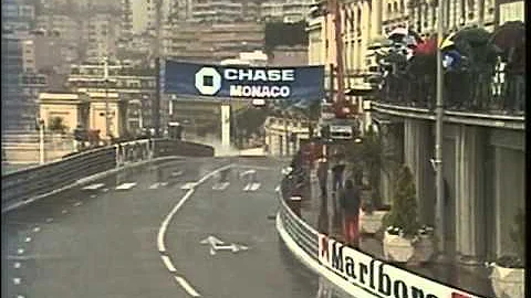 HD Last laps of the amazing Monaco Grand Prix 1984...