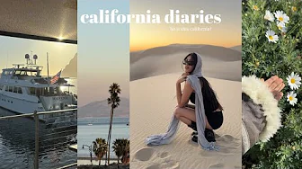 cozy spring days🌷road trip, cozy cafes, thrifts, slo & morro bay 🏰