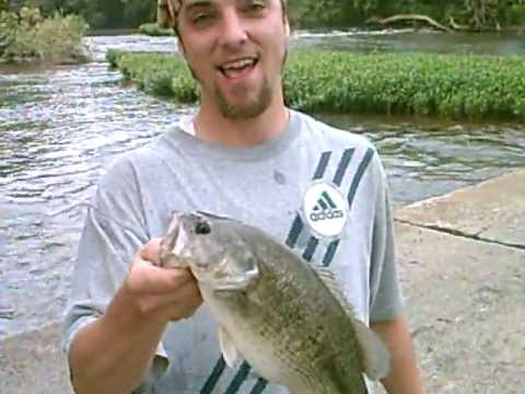 Dewey Krieger bass fishing at the Spring River in Joplin Missouri. - YouTube