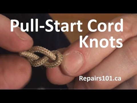 Pull-Start Cord Knots - effective stopper knots