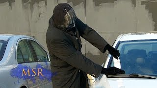 MAGICIAN PULLS PAPER THROUGH SOLID GLASS WINDSHIELD!