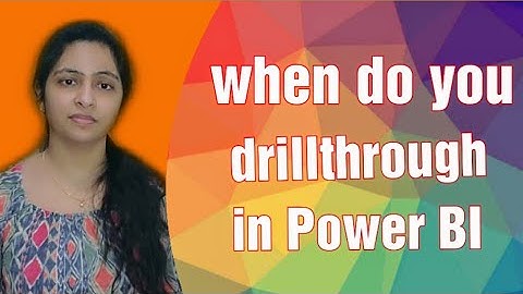 How to Use Drillthrough in Power BI | Power BI Tutorials for Beginners | Drillthrough Power