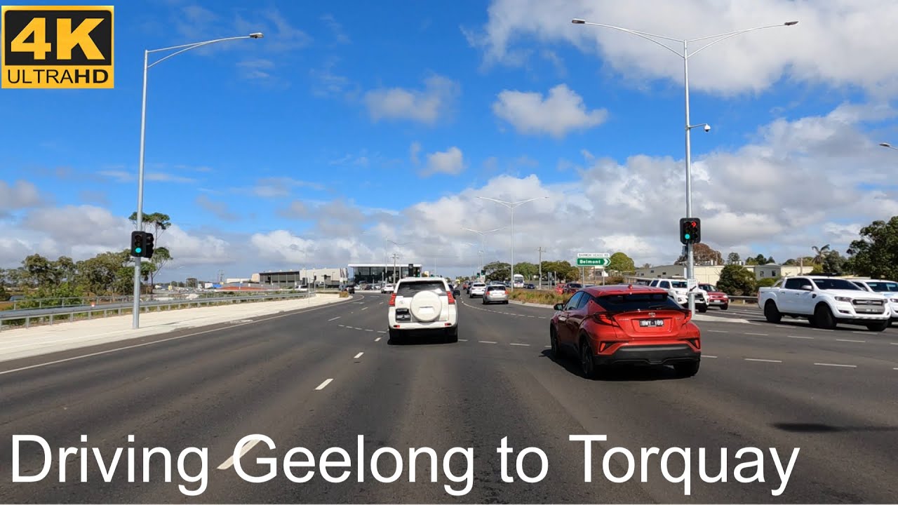 Driving Geelong to Torquay | Victoria Australia | 4K UHD