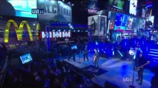 Hot Chelle Rae "I Like It Like That,Tonight Tonight" Dick Clark's New Year's Rockin' Eve 2012