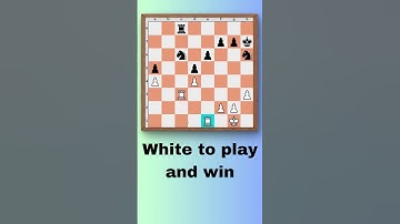 White to play and win! #chess #chesspuzzles