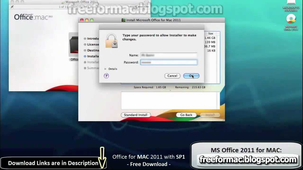 Microsoft office for mac 2011 free