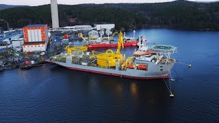 Jan De Nul Group - CLV Isaac Newton heads to its first mission (Norway)