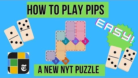 Yoplay.io How to Play Pips NYT - A new NYT PUZZLE