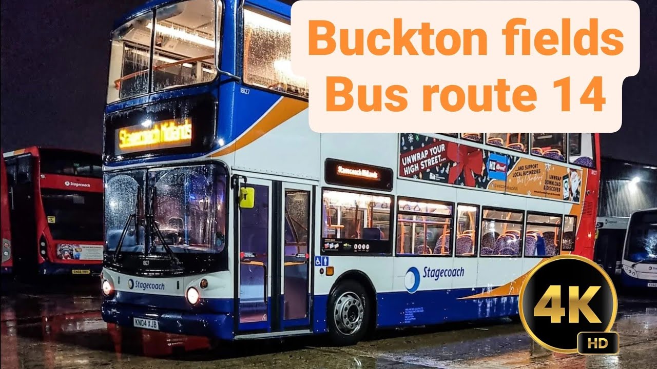 bus-route-14-buckton-fields-town-centre-northampton-map-timetable