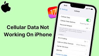 How To Fix Cellular Date Not Working Issue On iPhone After iOS 17.4.1 | SOLVED!!