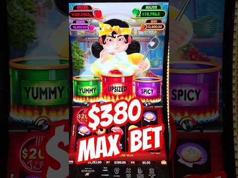 $380 Max Bet BONUS Round #shorts #vegas #jackpot