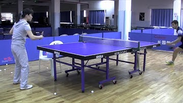 Shenzhen ping pong: penhold reverse backhand flip (part 1)