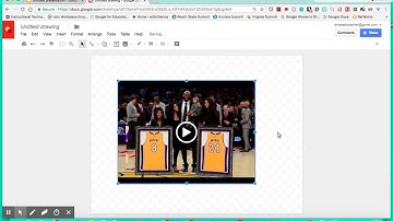 How to put a video in a Google Drawing