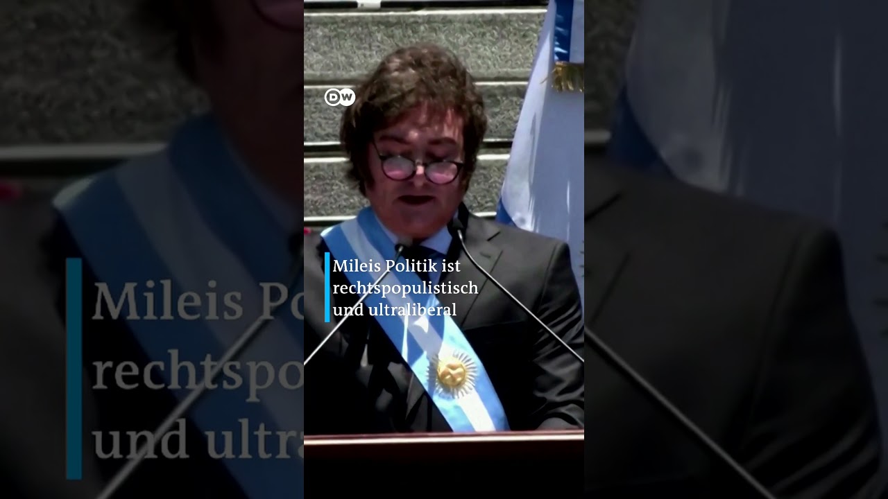 Milei k&uuml;ndigt Schocktherapie an in Argentinien | DW Nachrichten