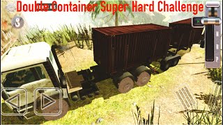 Russian Truck Simulator OffRoad Android Gameplay #8 || White Modern Truck Double Container Mission screenshot 5
