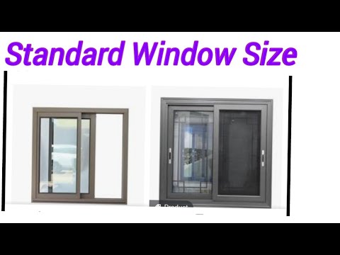 Wideo: Standardowe i niestandardowe rozmiary okien
