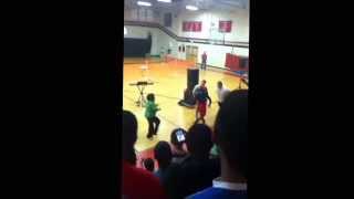 WMS Dodgeball dancers