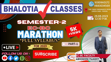 SEMESTER-2 EC-BC MARATHON PART-1