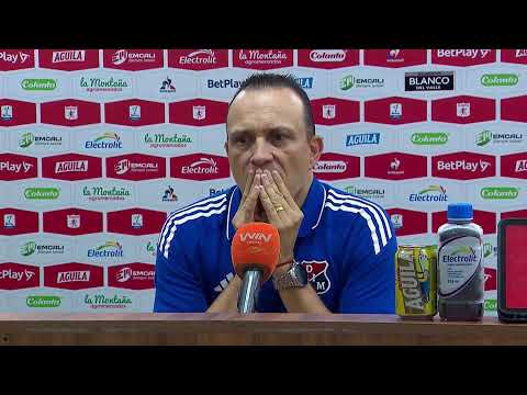 Rueda de prensa de Medellín tras su partido con América