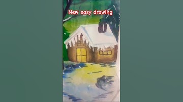 new and easy drawing and painting #craft Bihar channel #YouTube #shorts #video tre #artycraftykids