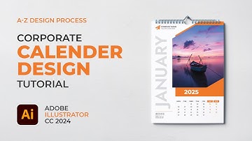 How To Make 2025 A3 Page Wall Calendar Design In Adobe Illustrator CC 2024