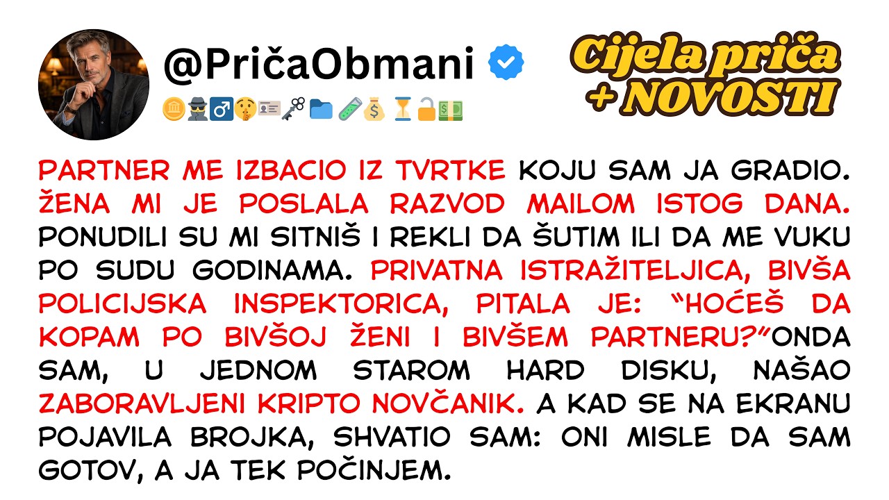 Moj partner mi je ukrao tvrtku a onda    otvorio stari hard disk