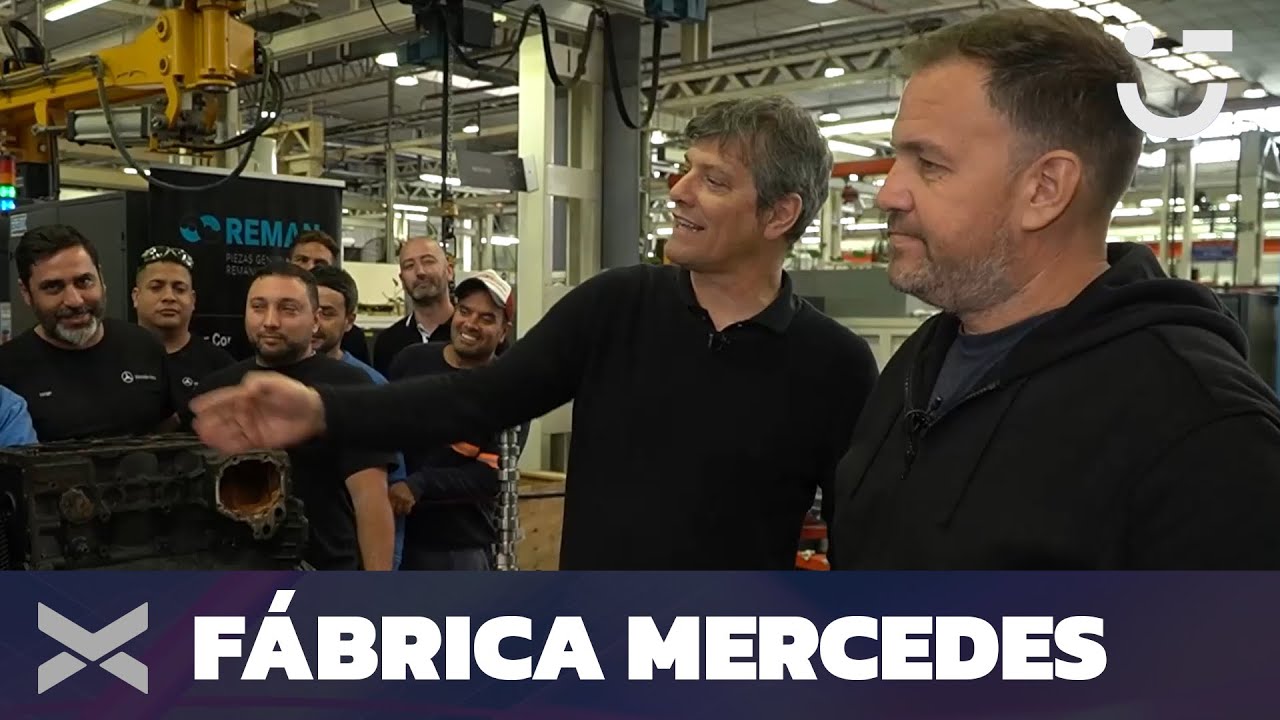 🚚 Mario PERGOLINI en la planta de MERCEDES BENZ