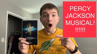 THE LIGHTNING THIEF: THE PERCY JACKSON MUSICAL SCRIPT UNBOXING AND REVIEW!!!!