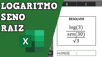 ✅Funcion LOGARITMO en EXCEL y Funcion SENO en EXCEL Y Raiz Cuadrada en EXCEL ✅Curso Excel 02