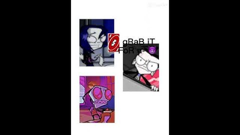 Uno #unoreverse #invaderzim #invaderzimentertheflorpus #dib #tak #edit #template #capcuttemplate