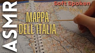 ASMR Mappa dell'Italia [Map Tracing, Soft Spoken & Whispers] screenshot 1