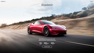 Tesla Roadster Page with HTML & CSS | Mobile First