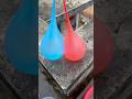 Experiment: Will a water balloon explode if it rolls down from a tall building? 💥🎈 #balloon