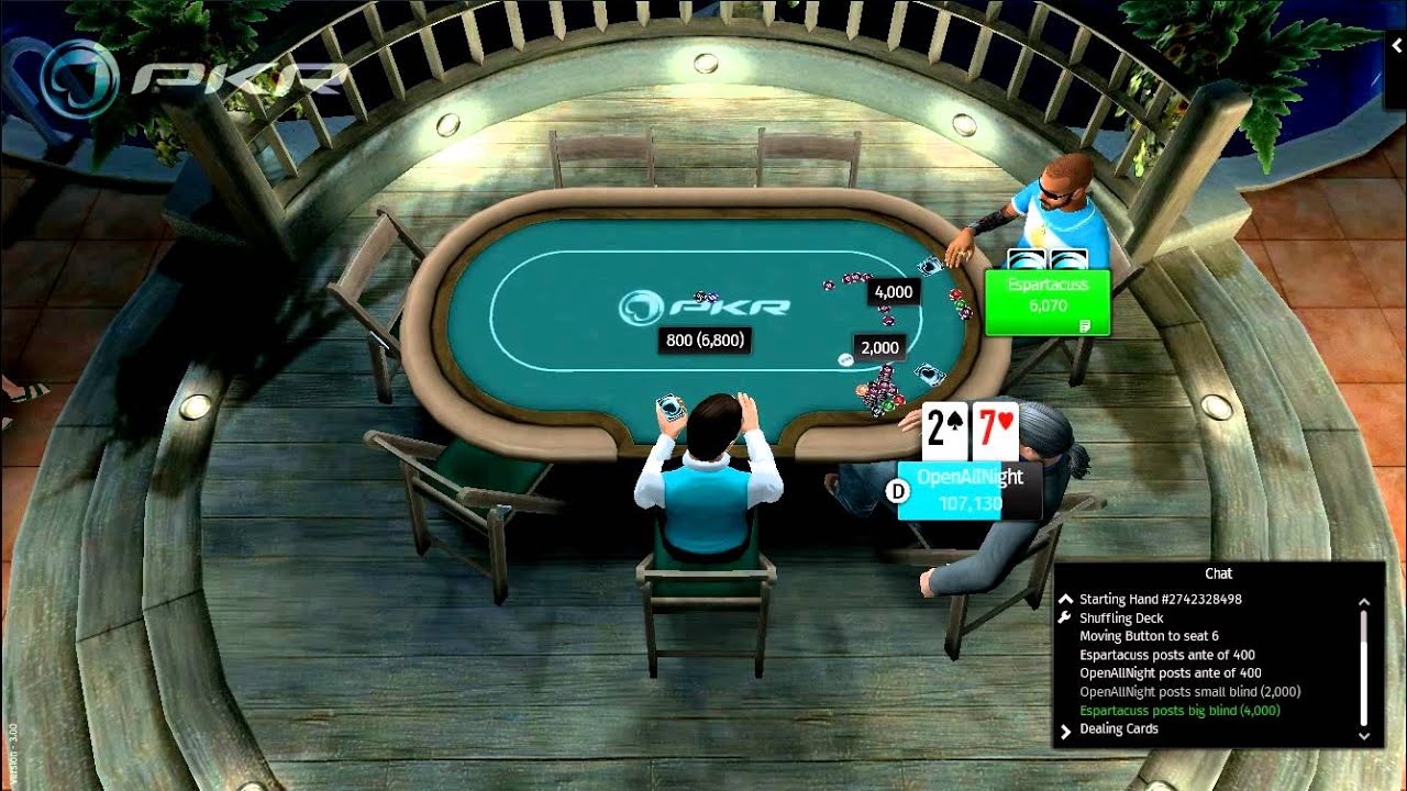 The worst hand in poker - 72o - Abusing my stack - OpenAllNight PKR Poker