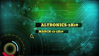 #Al-ameen Engineering college-ALTRONICS-2K19-ECE-PROMO-2K19