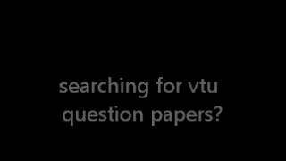 vtu question papers 1st sem