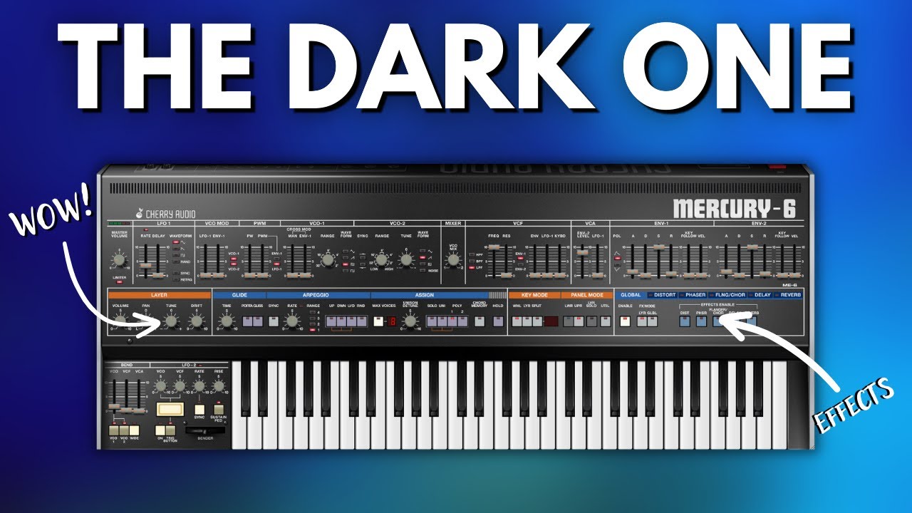 The Dark and Experimental Jupiter Cherry Audio Mercury 6 Review 🍒 YouTube