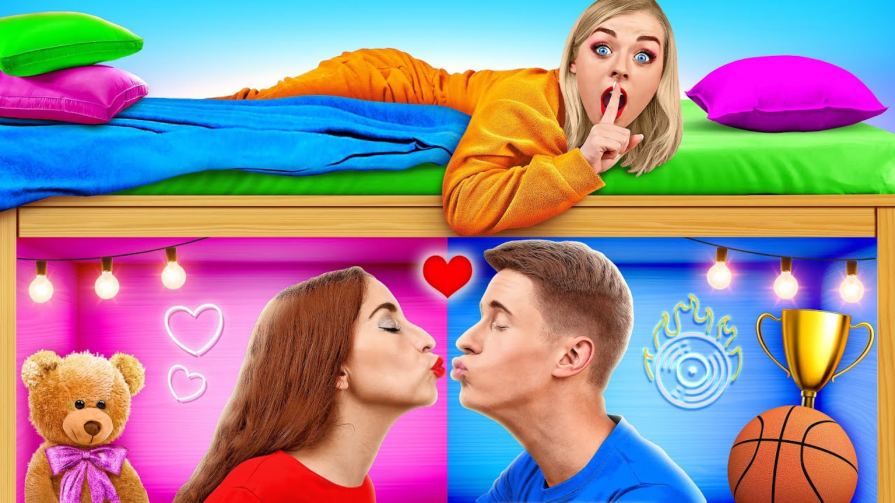 Secret Rooms Under The Bed 2 24 Hours Challenge by TeenDO Challenge