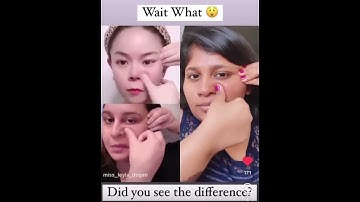 I tried most viral face massage technique😳🤯