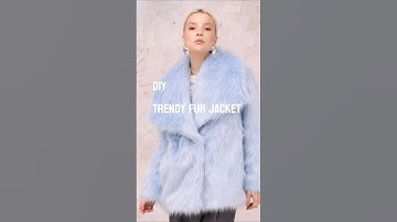 DIY faux fur coat #fabricodesign #sewyourstyle #sewingtutorial