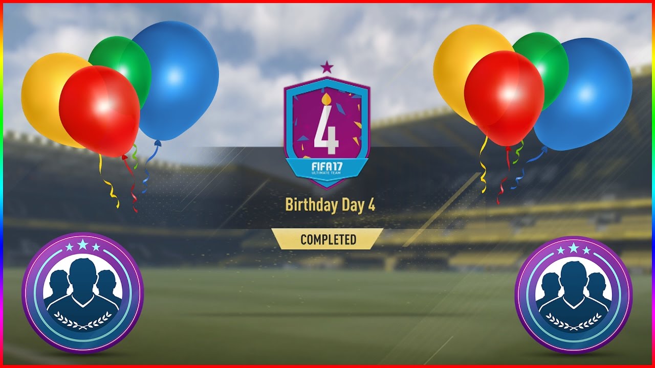 FIFA 17 | NEW FUT BIRTHDAY SBC #4