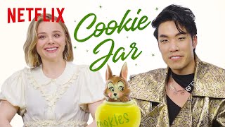 Eugene Lee Yang and Chloë Grace Moretz Answer to a Nosy Cookie Jar