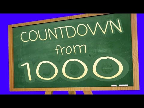 Countdown from 1000! Steady Pace with 