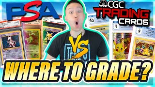 PSA vs. CGC, Where To Send Cards For Grading?! - Analyzing Nmplol's Vintage Submission!