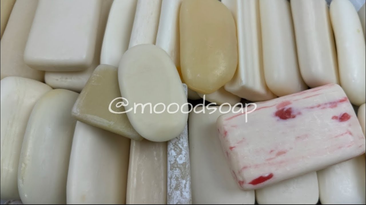 White Party | Satisfying Soap Cutting ASMR Sounds for Stress Relief | Белая Вечеринка | Резка Мыла