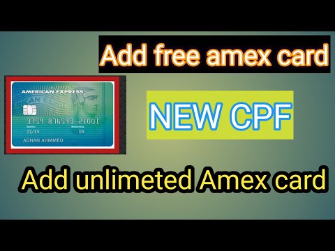 New Brazil cpf | how to add amex card | how to add unlimeted amex card | alltrips bd