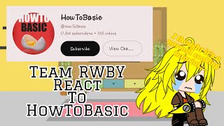 Team RWBY react to HowToBasic